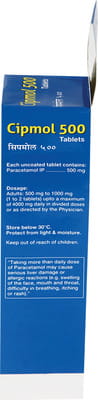 Cipmol 500mg Strip Of 10 Tablets