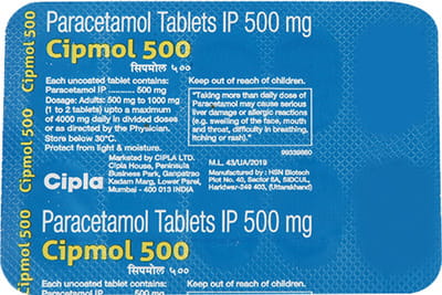 Cipmol 500mg Strip Of 10 Tablets