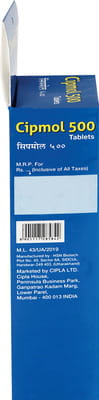 Cipmol 500mg Strip Of 10 Tablets