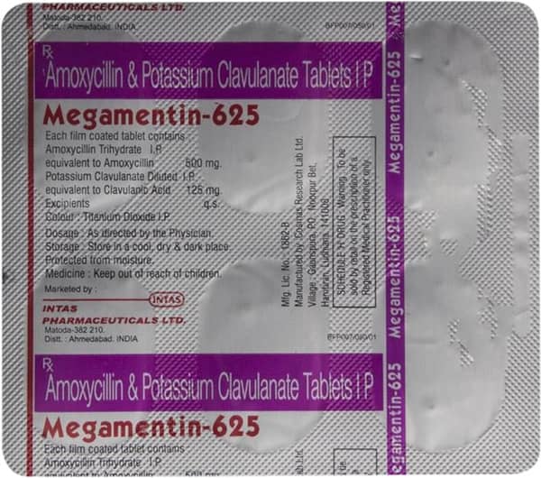 Megamentin-625 Tablet