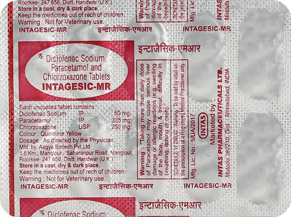 Intagesic Mr Strip Of 10 Tablets
