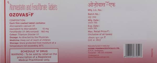 Ozovas F Strip Of 10 Tablets