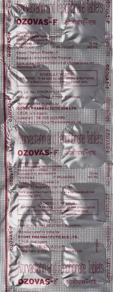 Ozovas F Strip Of 10 Tablets