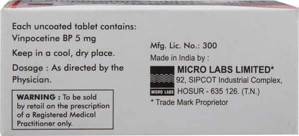 Neurovin 5mg Strip Of 10 Tablets