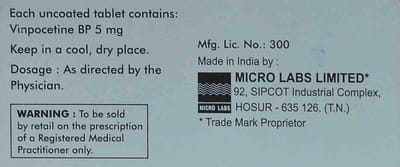 Neurovin 5mg Strip Of 10 Tablets