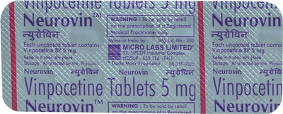 Neurovin 5mg Strip Of 10 Tablets