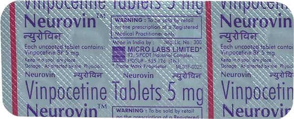 Neurovin 5mg Strip Of 10 Tablets