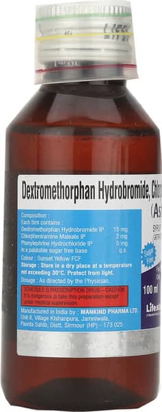 Asthakind Dx Sugar Free Bottle Of 100Ml Syrup