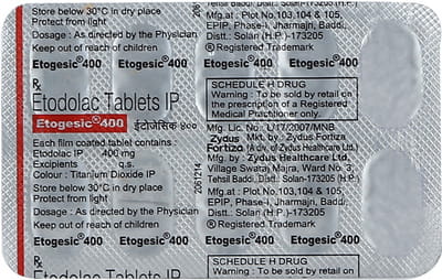 Etogesic 400mg Strip Of 10 Tablets