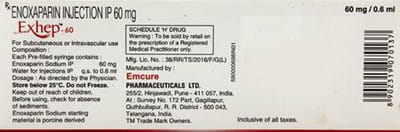 Exhep 60mg Pre Filled Syringe Of 0.6ml Injection