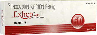 Exhep 60mg Pre Filled Syringe Of 0.6ml Injection