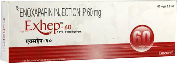 Exhep 60mg Pre Filled Syringe Of 0.6ml Injection