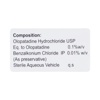 Olotop 0.1% Bottle Of 5ml Eye Drops