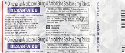 Olsar A 20mg Strip Of 10 Tablets