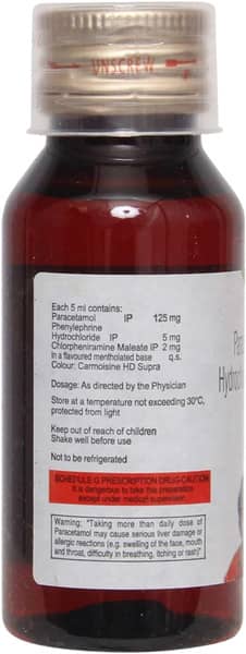 Solvin Cold Bottle Of 60ml Syrup