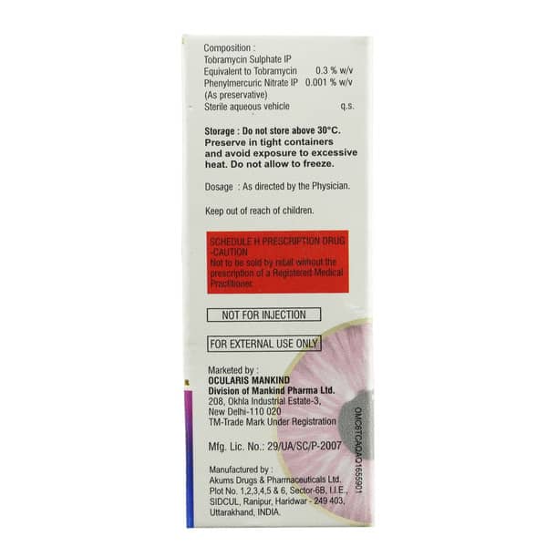 Tobastar Bottle Of 5Ml Eye Drops
