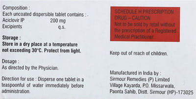 Herpikind 200mg Strip Of 10 Tablets