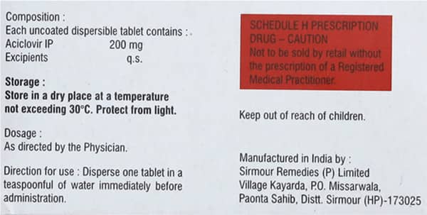 Herpikind 200Mg Strip Of 10 Tablets