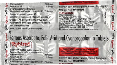 Rubired Strip Of 10 Tablets