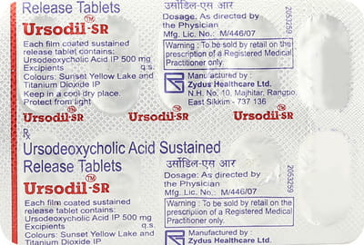 Ursodil Sr 500mg Strip Of 10 Tablets