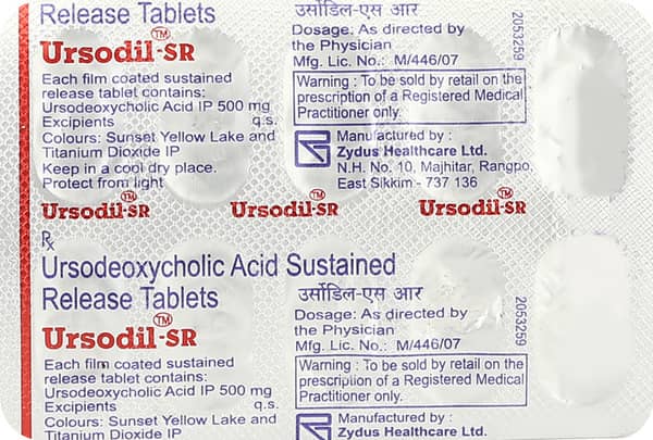 Ursodil Sr 500mg Strip Of 10 Tablets