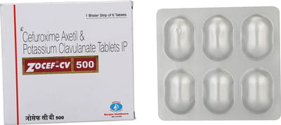 ज़ोसेफ सीवी 500 एमजी की 6 टैबलेट्स की स्ट्रिप