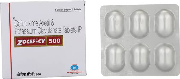 Zocef CV 500 Tablet