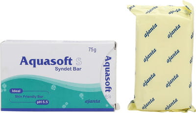 Aquasoft S Syndet Bar Box Of 75g