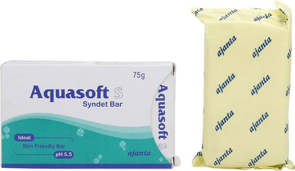 Aquasoft S Syndet Bar 75gm