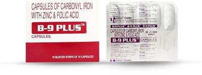 B9 Plus Strip Of 10 Capsules