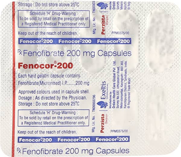 Fenocor 200mg Strip Of 10 Capsules