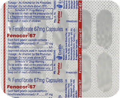 Fenocor 67mg Strip Of 10 Capsules