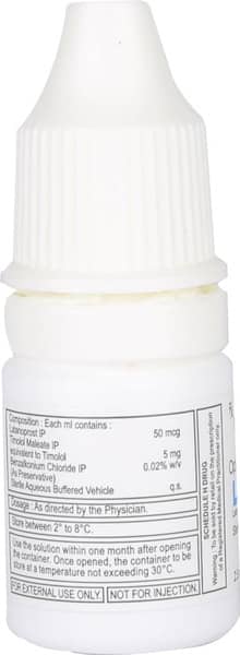 Lacoma T Bottle Of 2.5ml Eye Drops