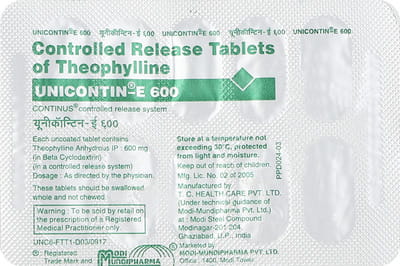Unicontin E 600mg Strip Of 10 Tablets
