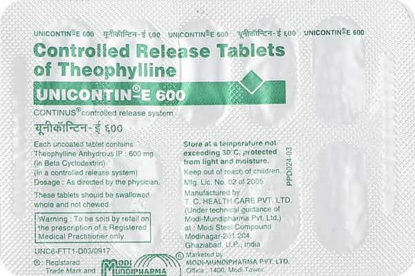 Unicontin E 600mg Strip Of 10 Tablets