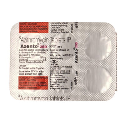 Azento 250mg Strip Of 6 Tablets