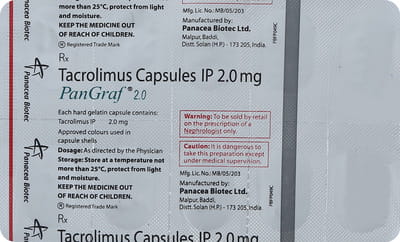 Pangraf 2mg Strip Of 10 Capsules
