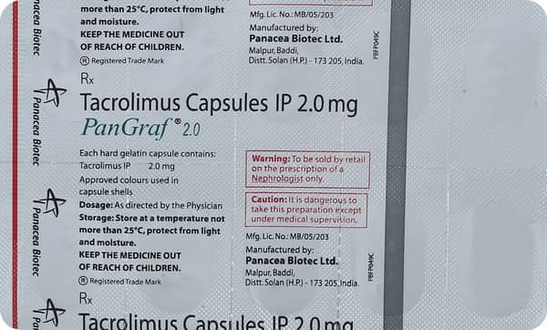 Pangraf 2mg Strip Of 10 Capsules