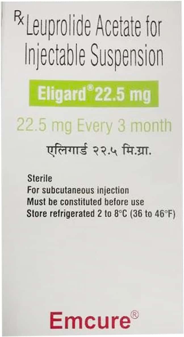 Eligard 22.5 MG Powder For Injection (1): Uses, Side Effects, Price ...