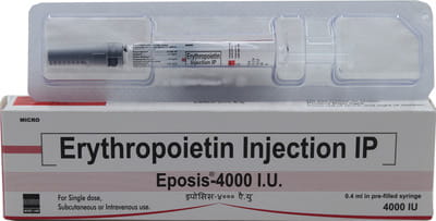 Eposis 4000iu Pre Filled Syringe Of 0.4ml Injection
