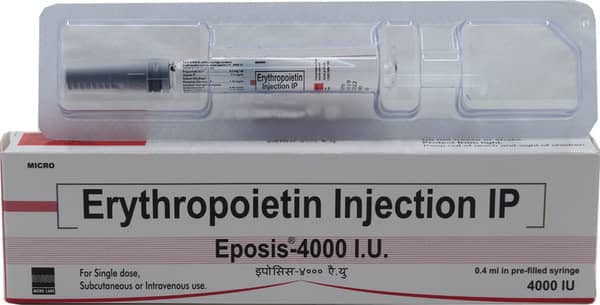 Eposis 4000iu Pre Filled Syringe Of 0.4ml Injection
