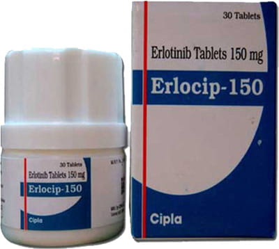 Erlocip 150mg Bottle Of 30 Tablets
