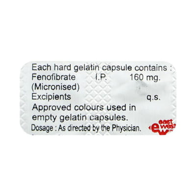 Fenobate 160mg Strip Of 10 Capsules