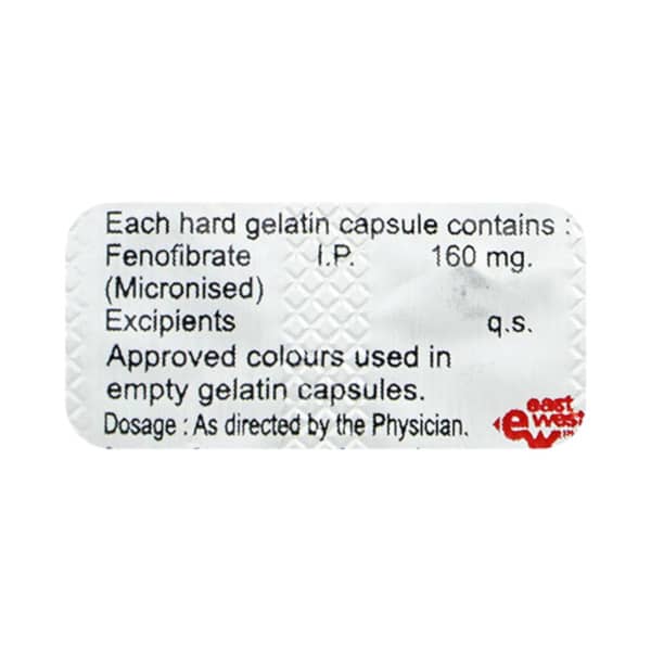 Fenobate 160mg Strip Of 10 Capsules