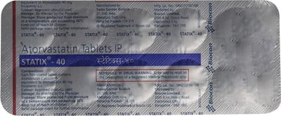 Statix 40mg Strip Of 10 Tablets