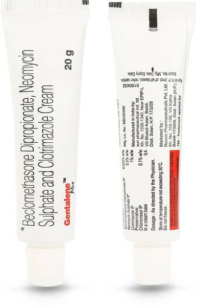 Gentalene Plus Tube Of 20gm Cream