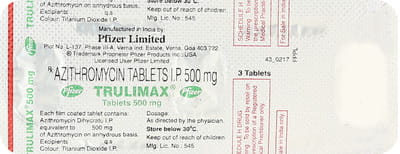 Trulimax 500mg Strip Of 3 Tablets