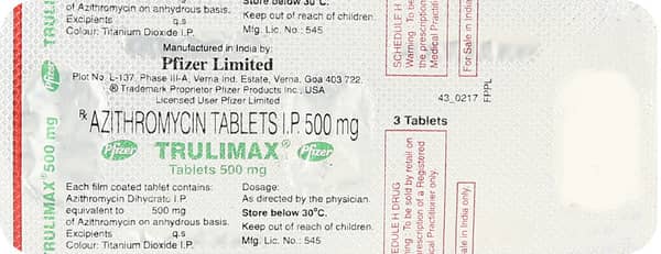 Trulimax 500Mg Strip Of 3 Tablets