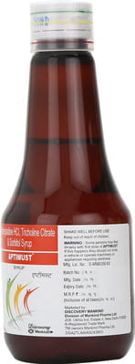 Aptimust Bottle Of 200ml Syrup