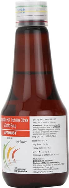 Aptimust Bottle Of 200Ml Syrup